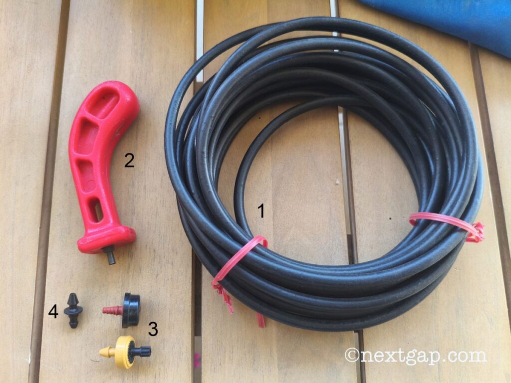 parts for the irrigation lines